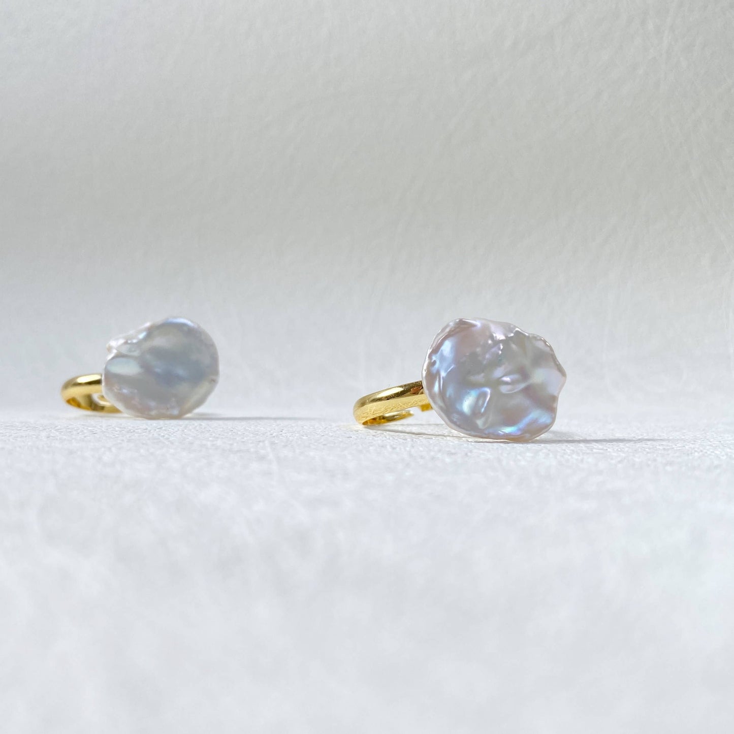 Large Baroque Keshi Pearl Ring