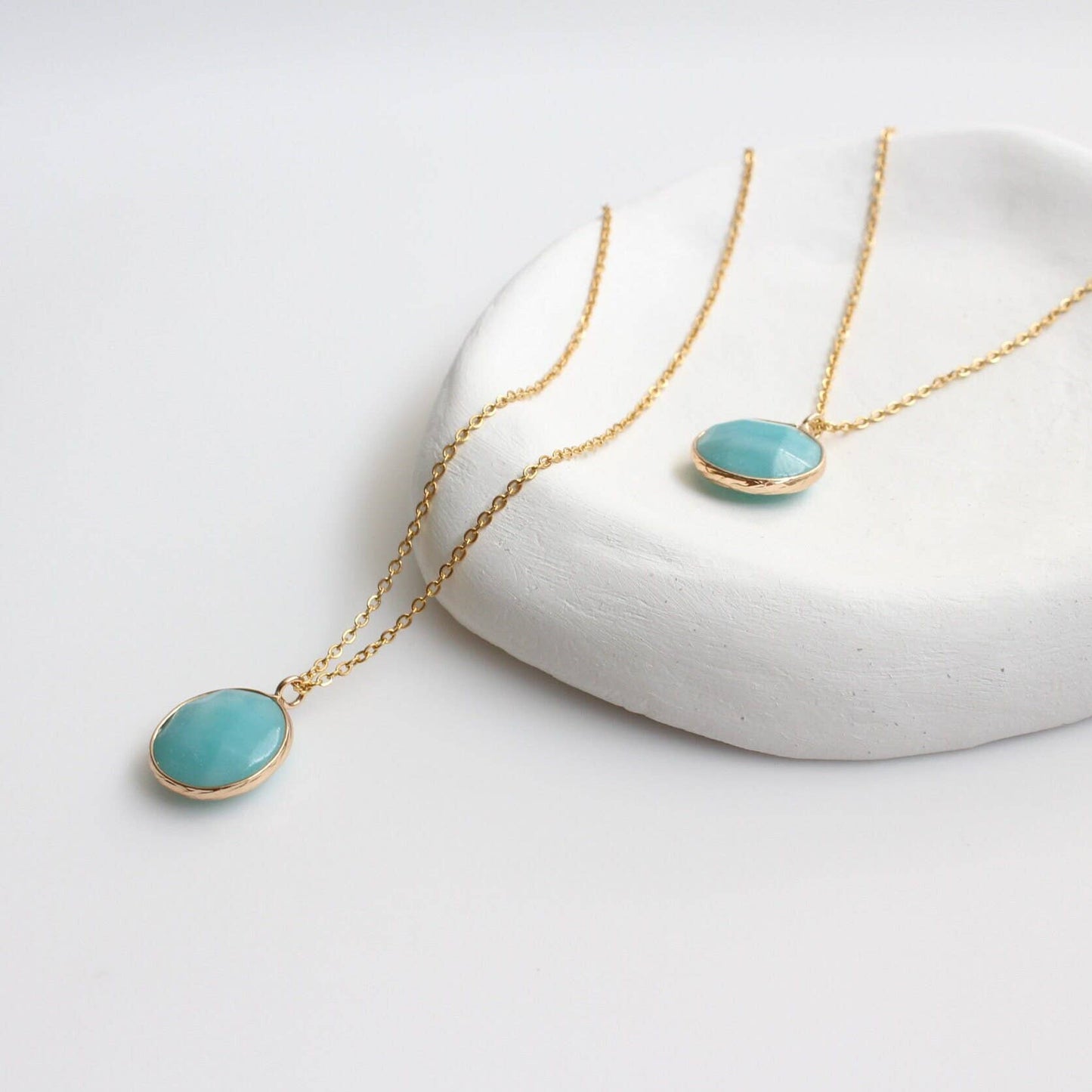 Amazonite Pendant Necklace