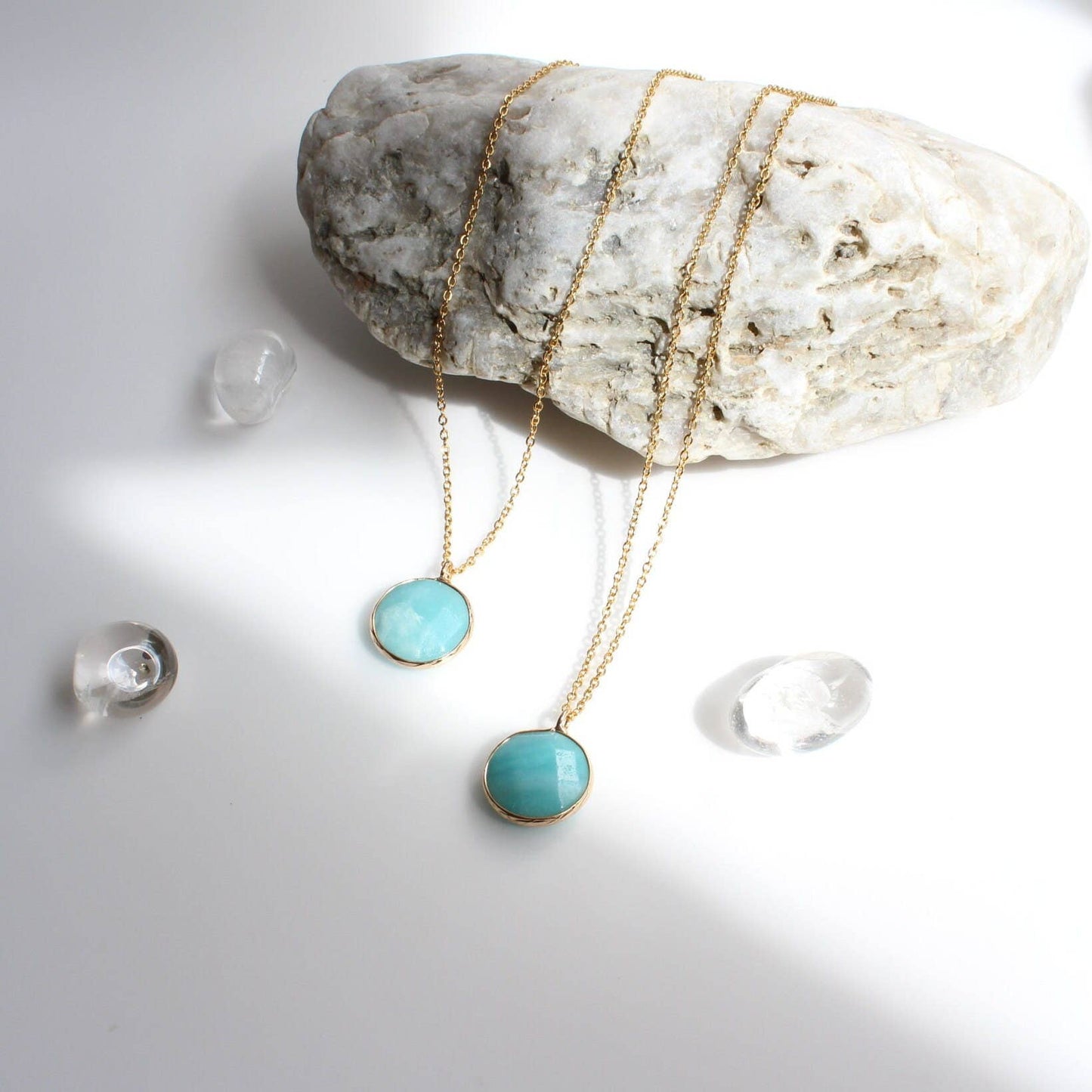 Amazonite Pendant Necklace