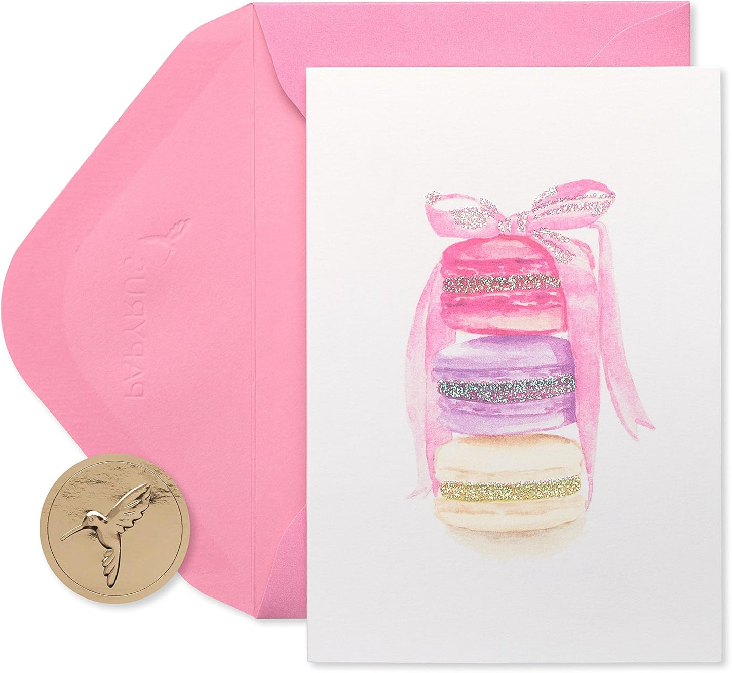 Papyrus Blank Card - Macarons