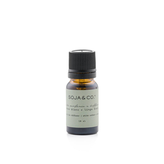 Scented Oil For Diffuser | White Cotton + Fresh Linen